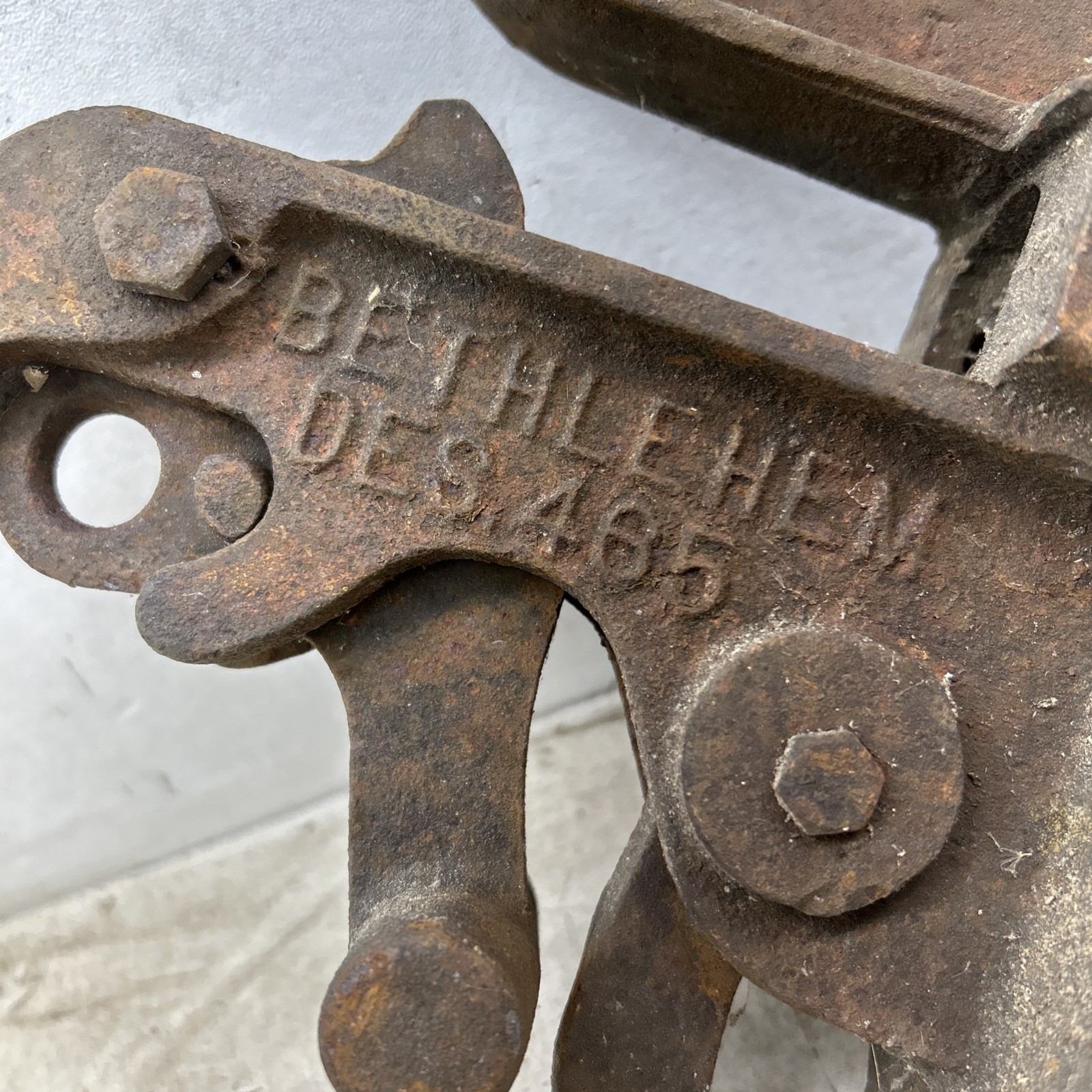 Bethlehem Steel Railroad Track Switch Lock (Used)