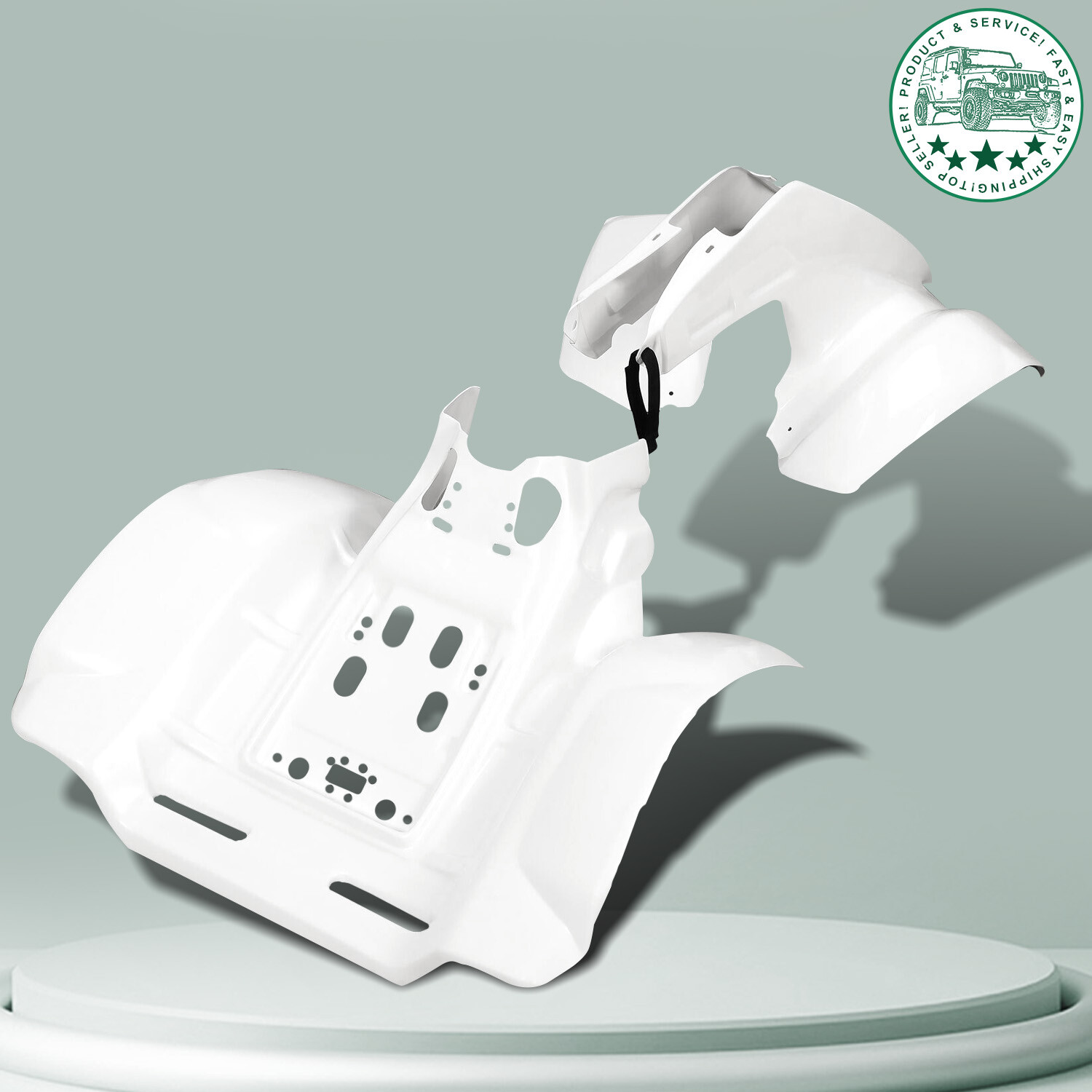 Front and Rear Fender Plastic Kit For FourTrax 250 TRX250R 1986-1989 #117101