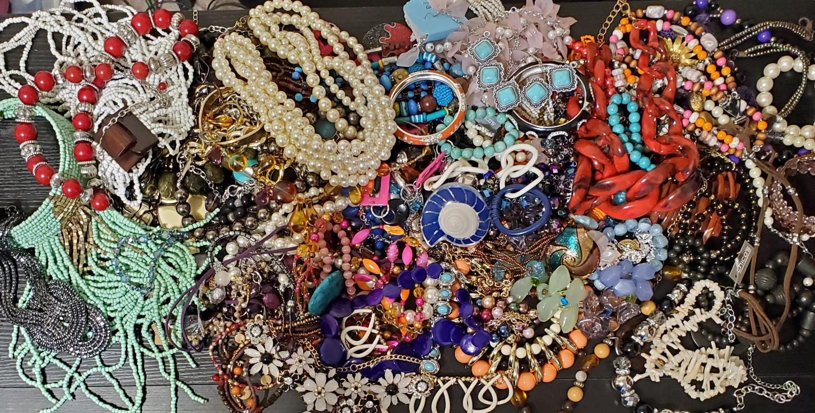 Vintage to Now Jewelry Estate Lot 1+ lb ALL wearable resell NO Junk FREE SHIP!!!