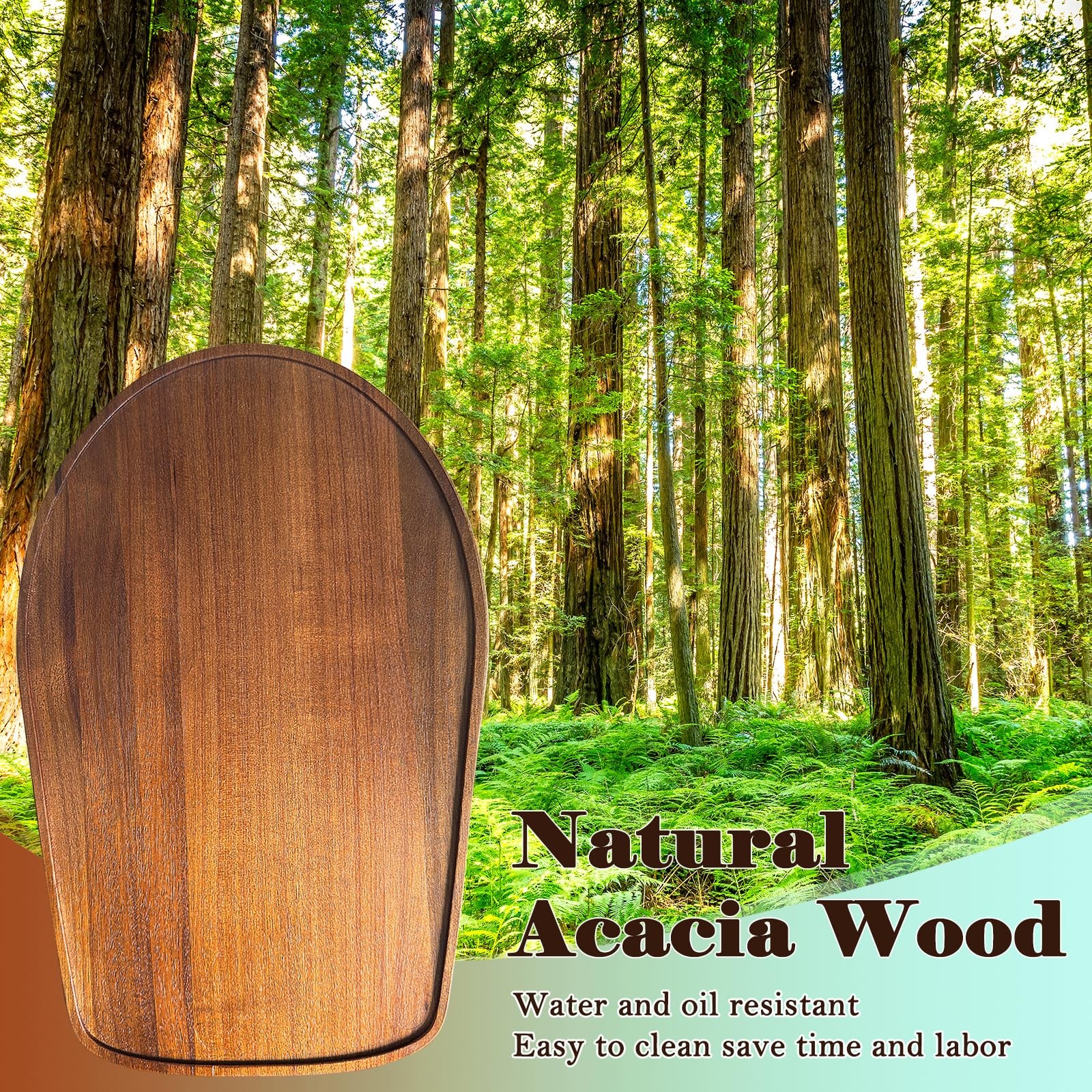 Acacia Wood Mixer Slider Mat for KitchenAid 4.5-5 Qt Tilt-Head Stand,