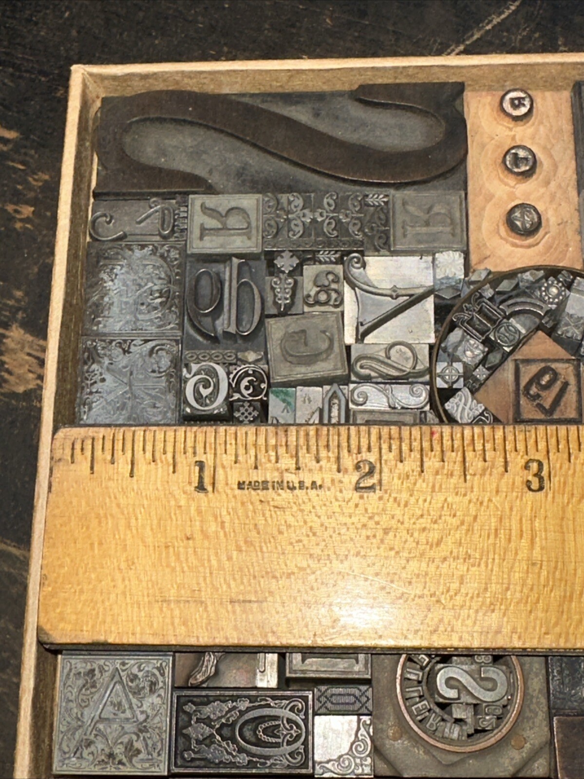 Printing Blocks Ornamentals Borders Dingbats. Wonderful Variety!! #D Beautiful!