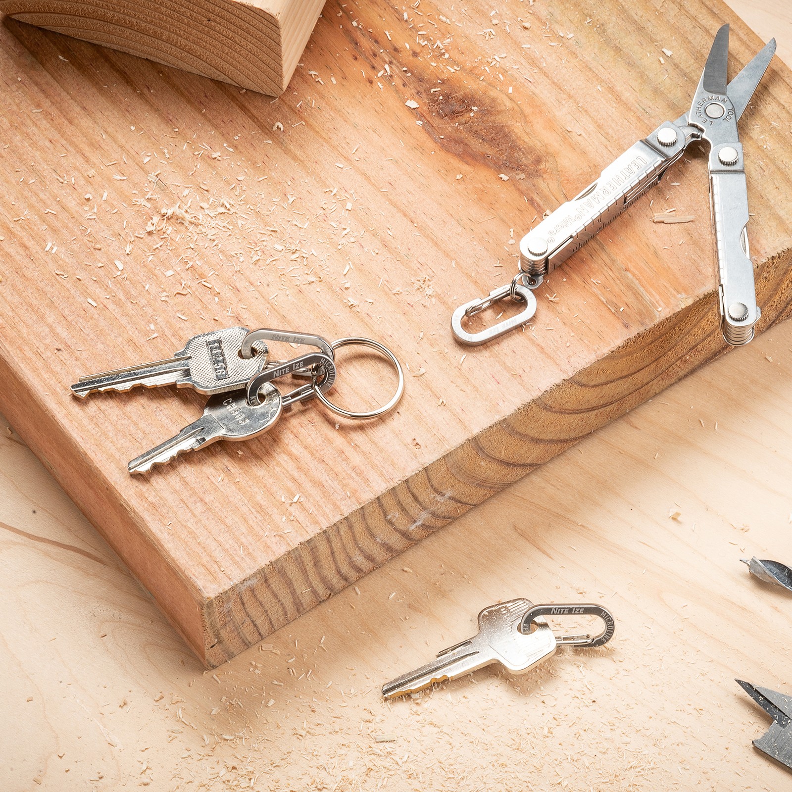 Nite Ize 4-Pack MicroLink Stainless Steel Carabiner