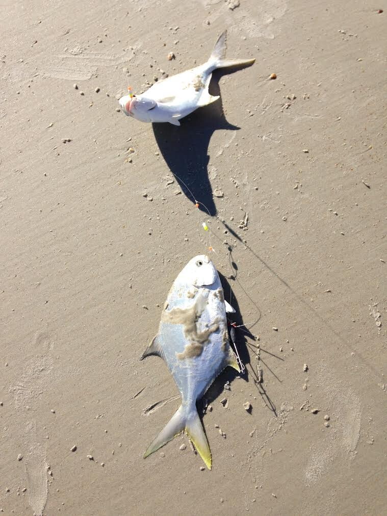 "Super Sand Flea" Hi-Low Fishing Rigs Bullet Floats Pompano Whiting Snappers