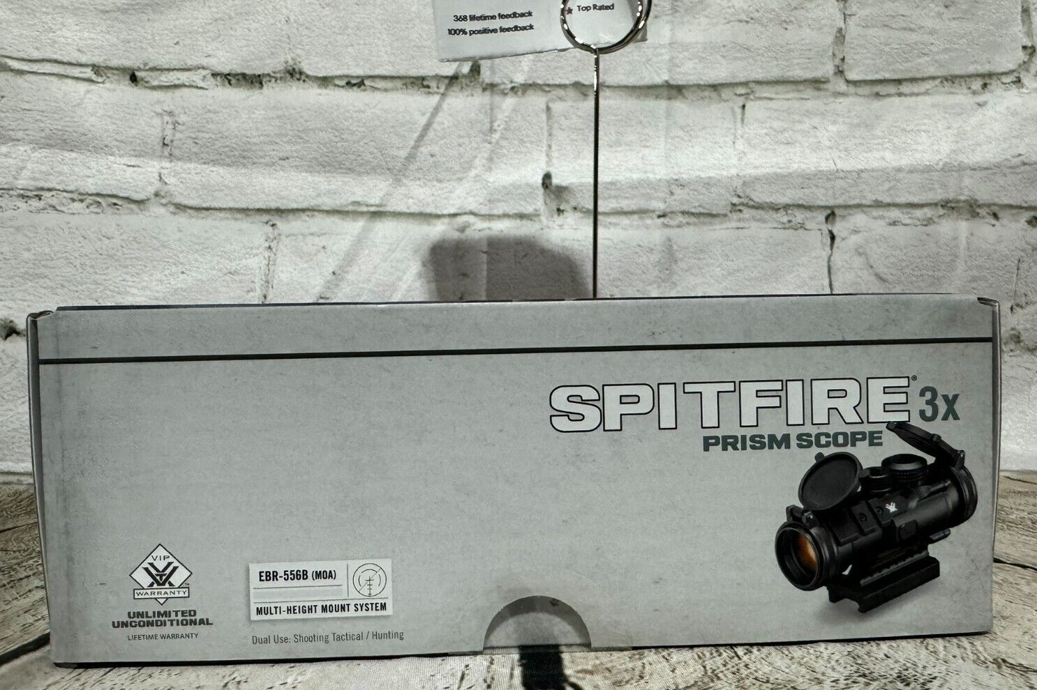 Vortex Spitfire 3X Prism Scope SPR-1303 Red/Green EBR-556B MOA Reticle Brand New