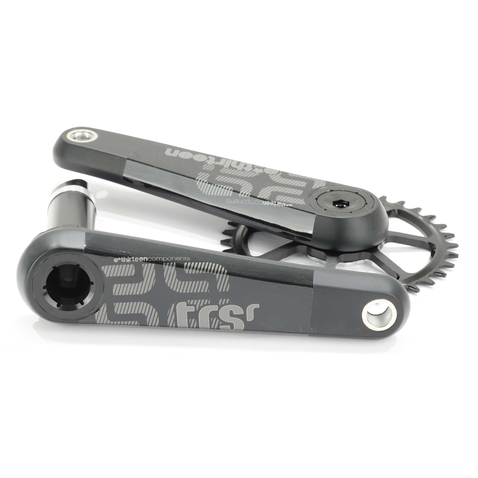 e*thirteen TRS Race Carbon MTB Crankset, 175mm, 34T, Boost, Gen 4, 52mm Chainlin