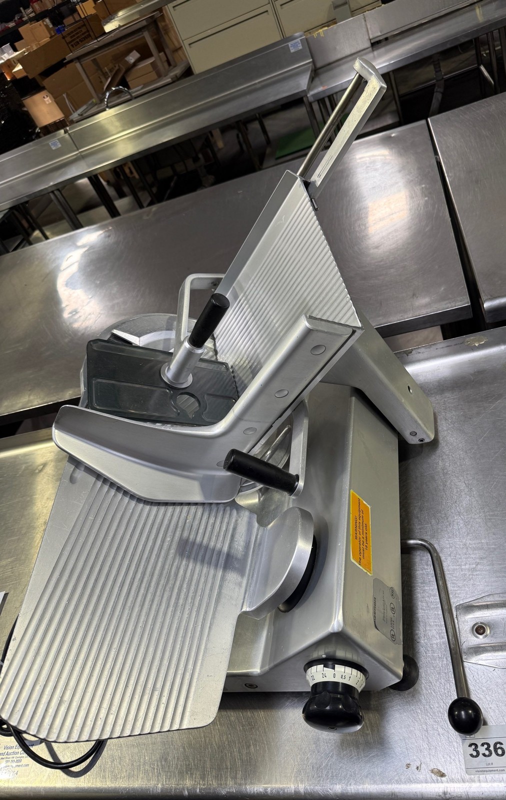 BIZERBA SE12 US MANUAL MEAT CHEESE DELI SLICER