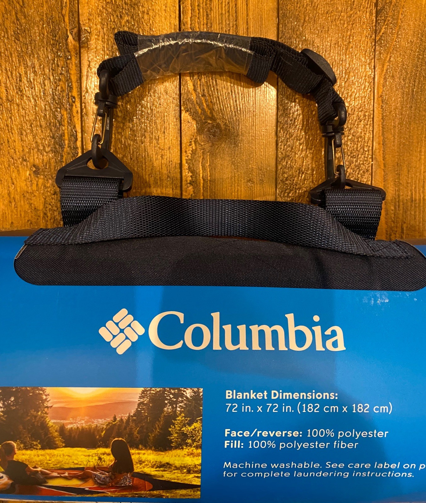 🤩Best Deal🧡 Columbia Outdoor Blanket ☀️ ⛰️ Sun Set Print! NEW with tags.