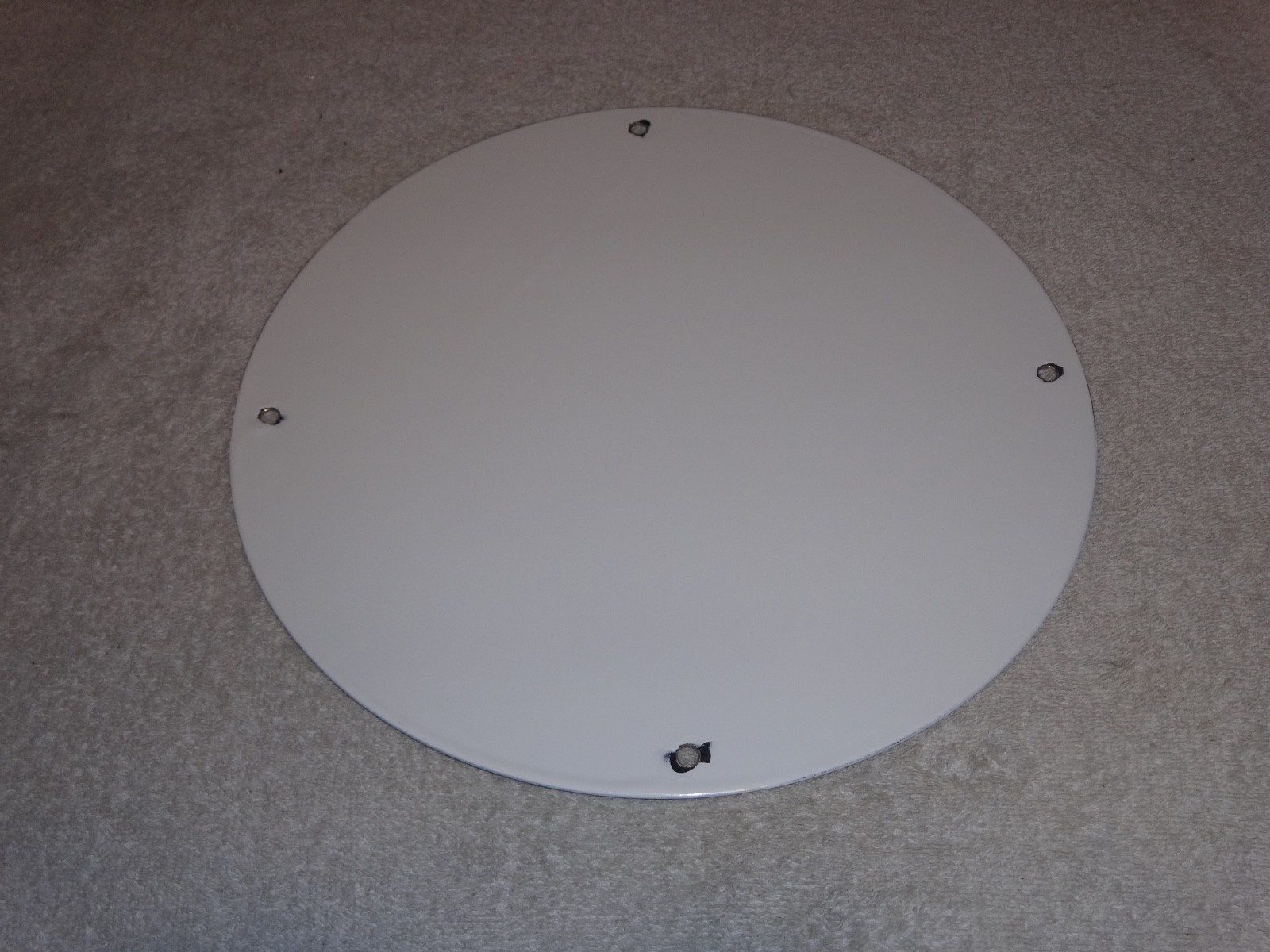 VINTAGE CONOCO ROYAL 11 3/4" PORCELAIN METAL MARLAND GASOLINE, STANDARD OIL SIGN