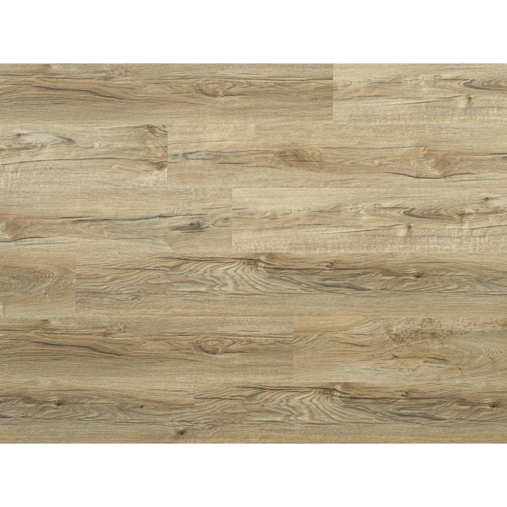 EVA Backing SPC Wood Flooring Planks, Argent Ash 4mm x 7" x 48" with 20mil...