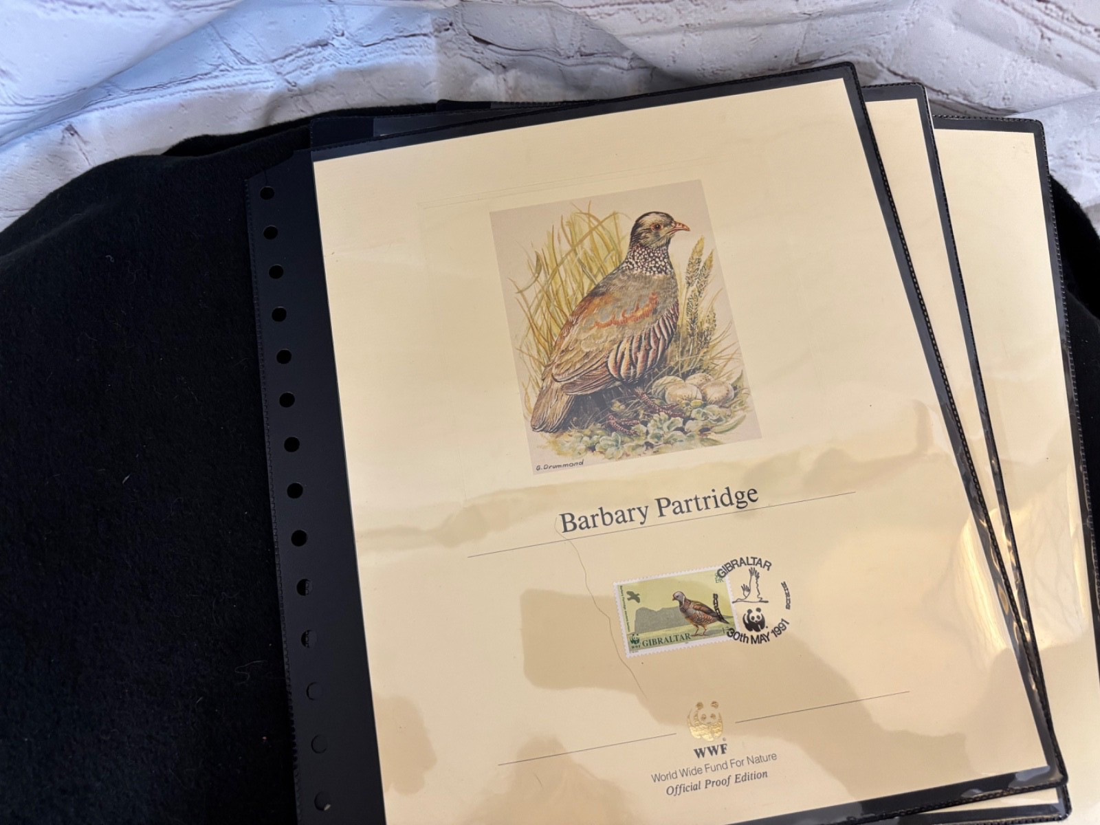 WWF various Official Proof Edition sheets lot