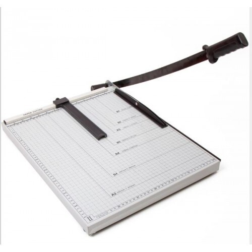 Paper Trimmer 18" x 15" Guillotine Blade Paper Cutter Multiuse for Home & Office