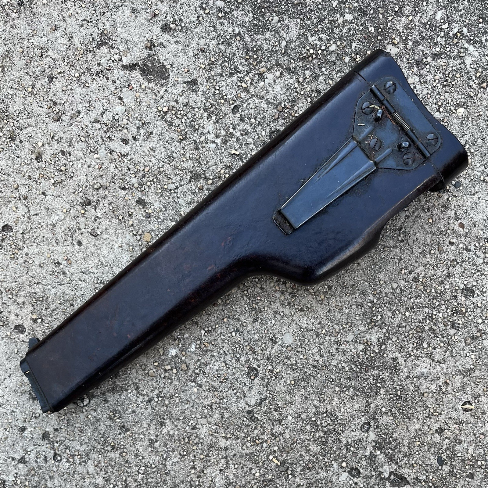 Vintage Surplus Soviet RUSSIAN APS 9x18 PM STECHKIN PISTOL Holster STOCK