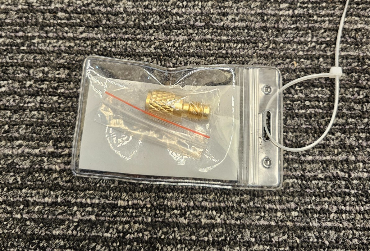 Weitron Refrigerant Left Hand Threads Tank Cylinder Adapter A2L Fitting 1/4"