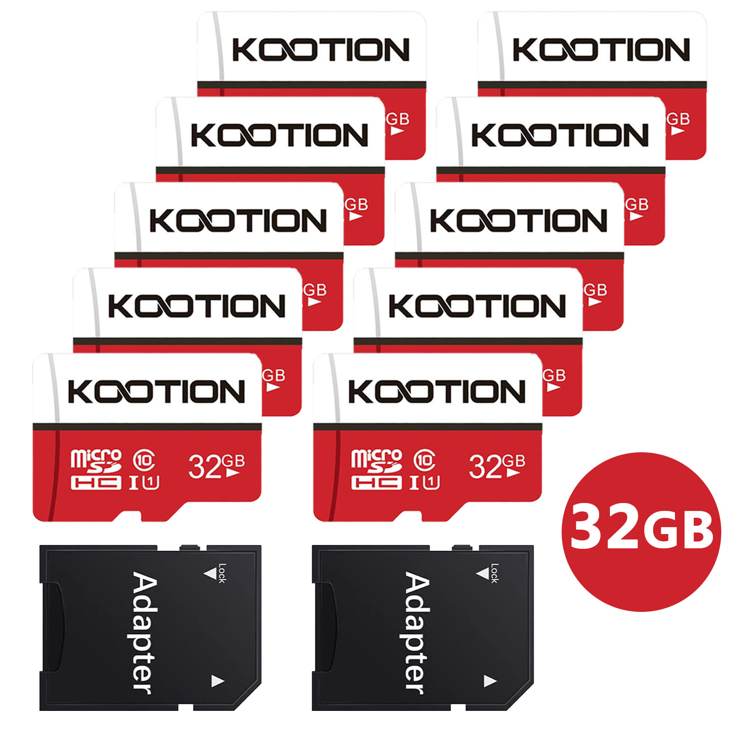 LOT 32GB Micro SD Card Memory Card SDHC Class10 TF Card For Camera