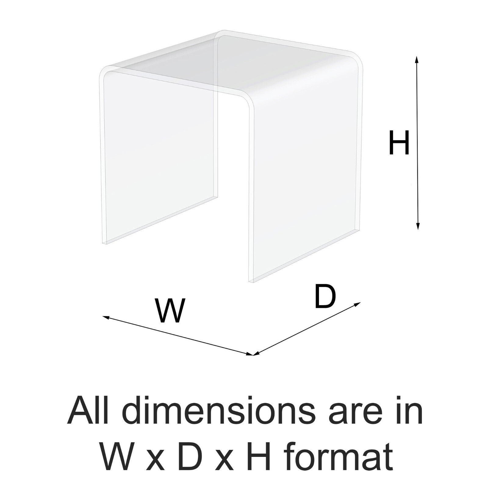Acrylic Display Shelves Risers Plinths Stands for Collectables Items-Hoverstand