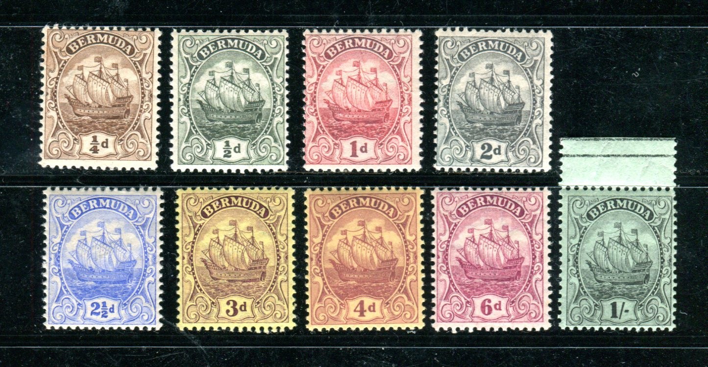 British Commonwealt stamps ( 1910y. Bermuda. Ship. MNH )