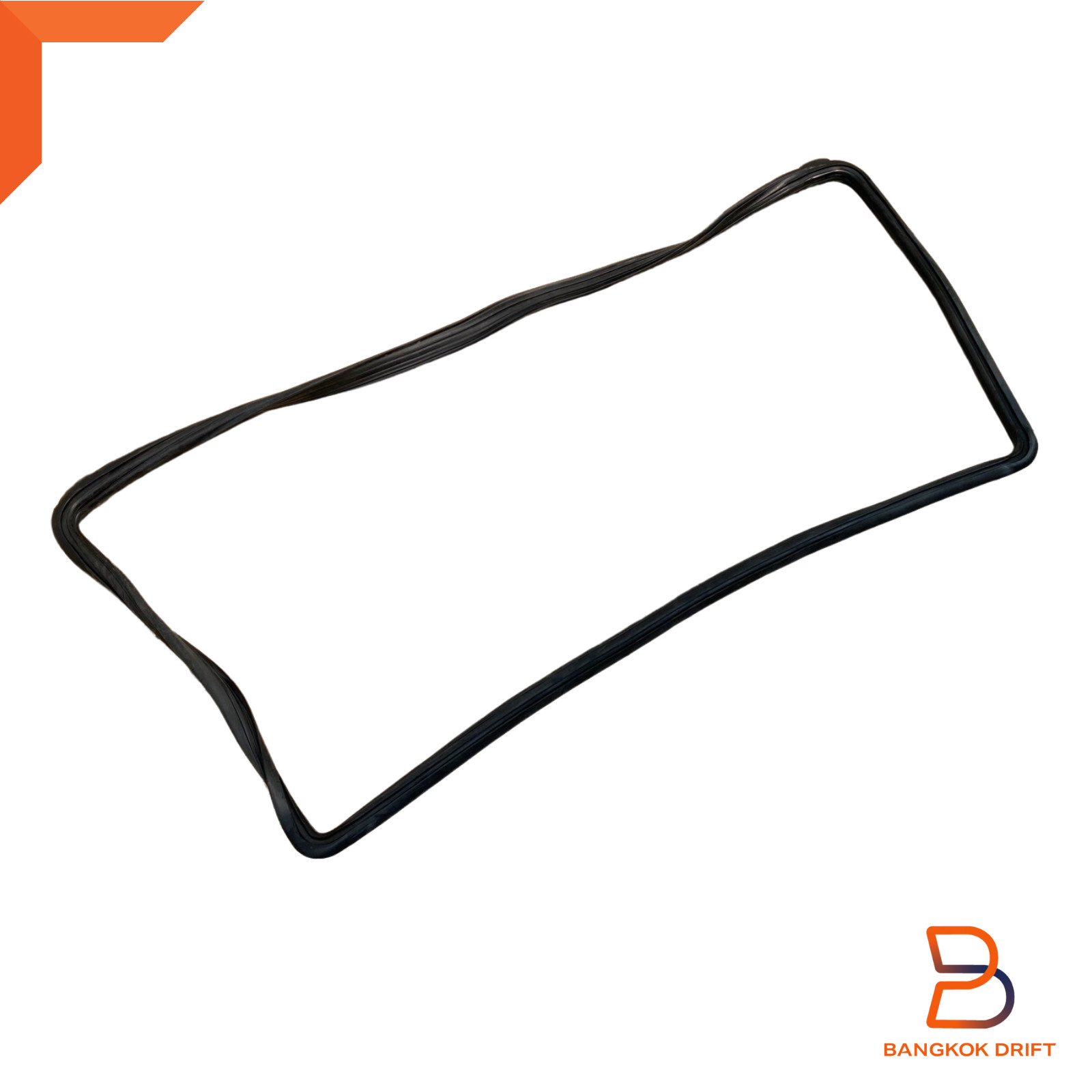 Front Window Gasket Rubber Seal Fit Toyota Pickup 89-96 w/ Moulding Slot Chrome