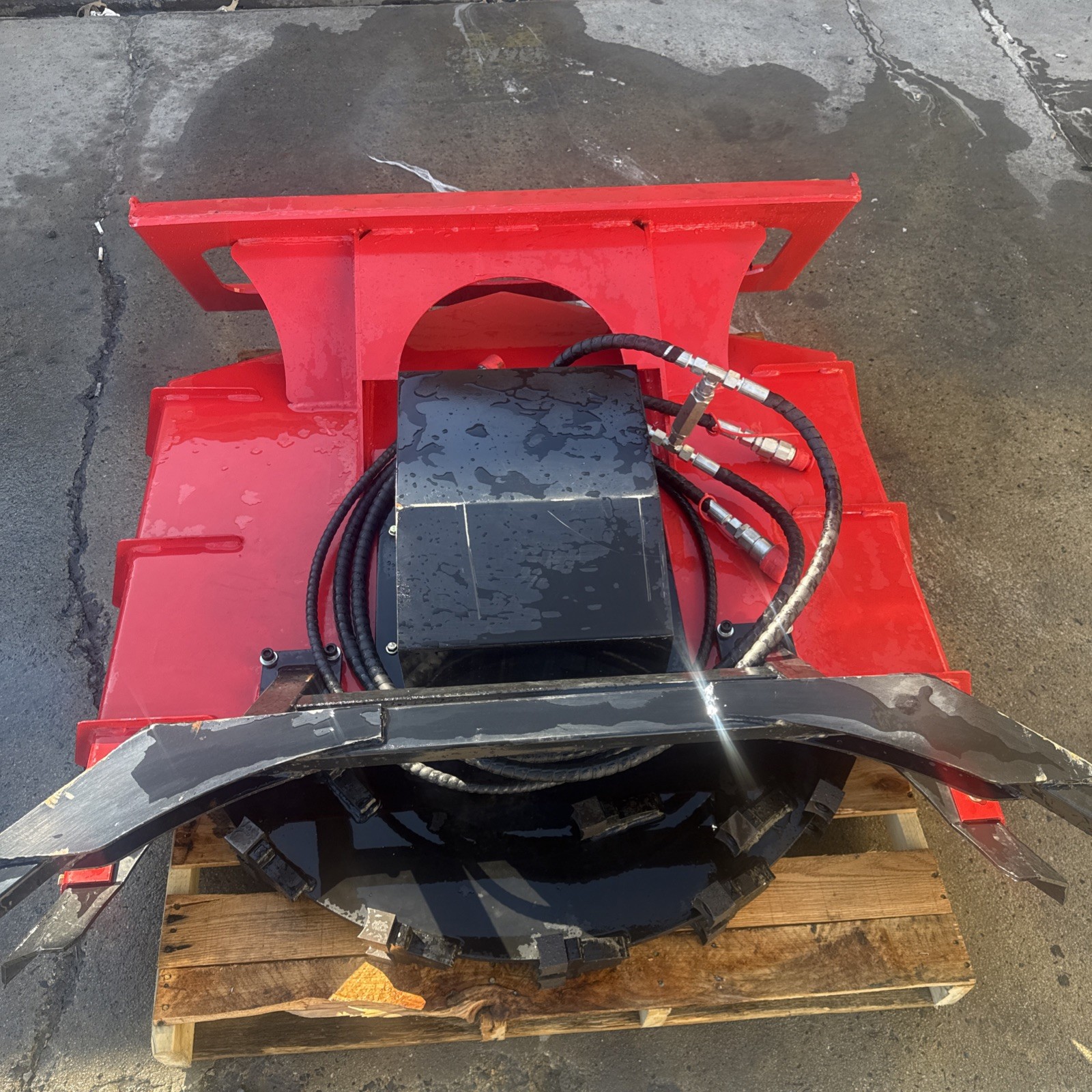 Future Disc Mulcher Hydraulic Standard-Flow GY X-DM43" SkidSteer Attachment Giyi