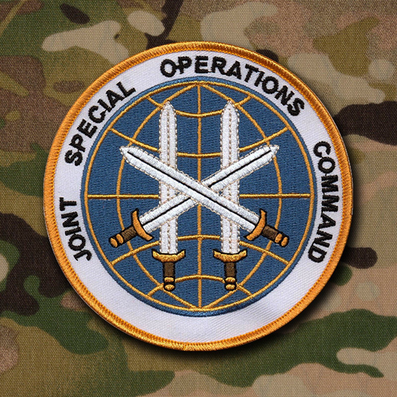 Joint Special Operations Command (JSOC) Embroidered Patch – 4″ round w/ WAX Back