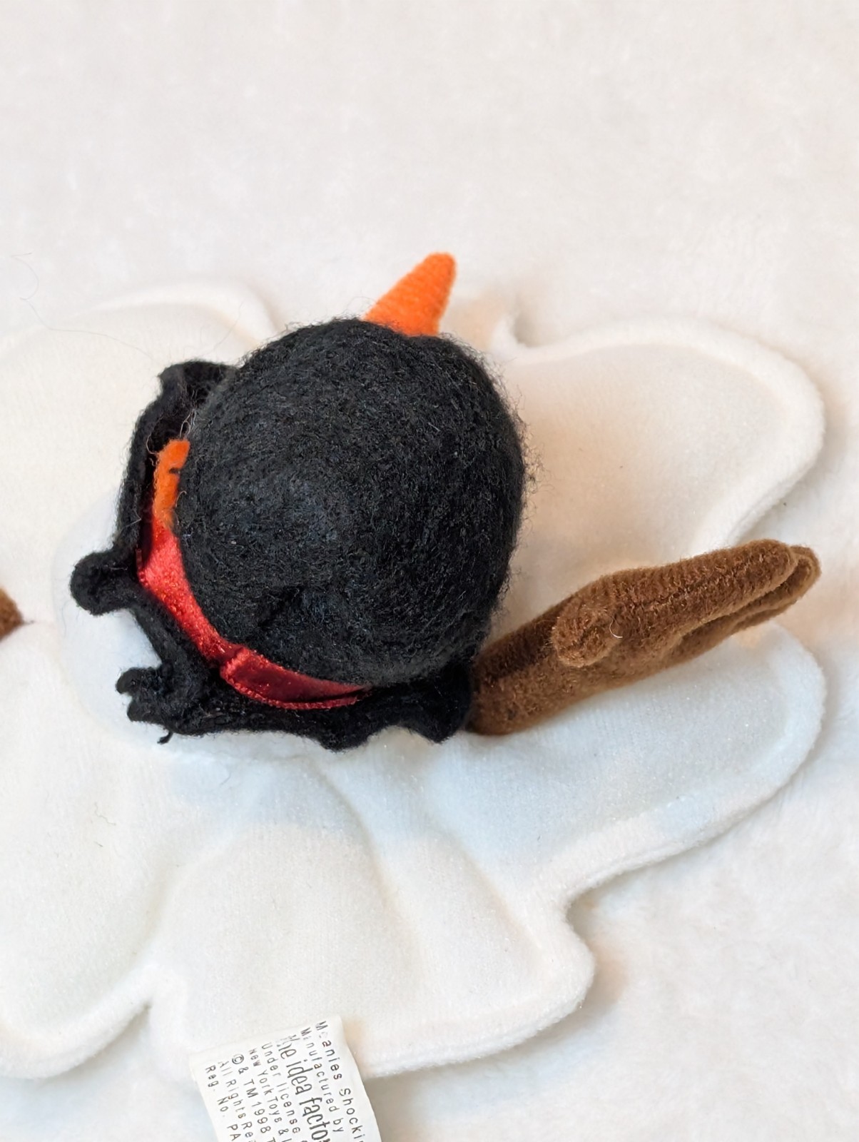 Vintage 90s Meanies Plush Lot 3 Holiday Valentine's Day , Xmas Stocking Stuffers