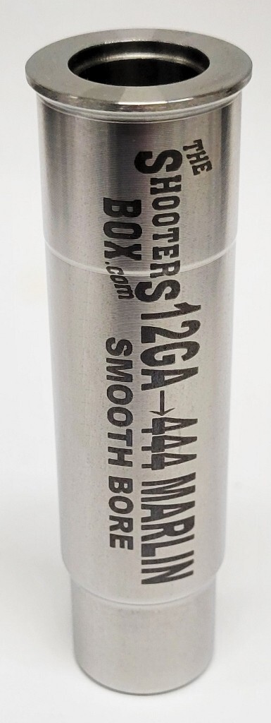 12GA to 444 Marlin Shotgun Adapter - Chamber Reducer - Stainless - Free Ship!