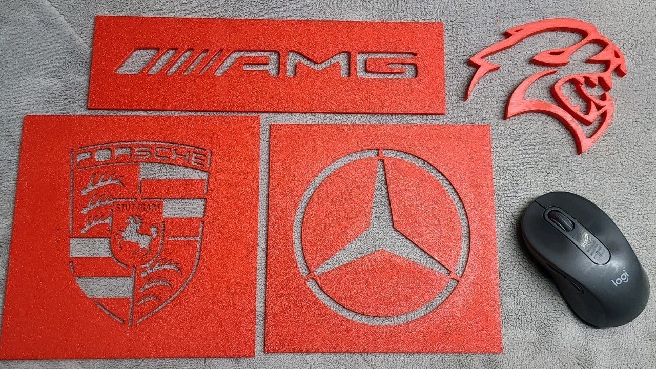 BMW Logo Car MAT Carpet Stencil Professional Detailing Template BMW