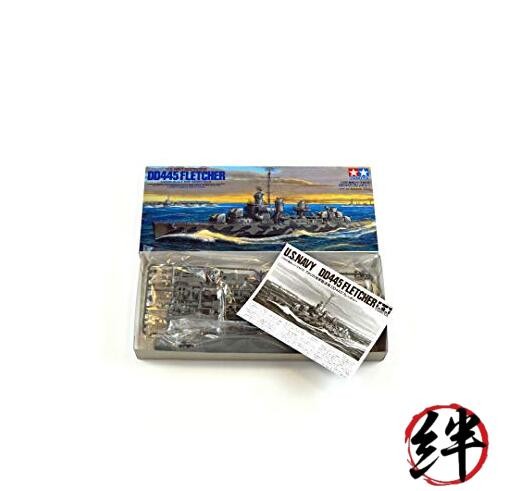 Tamiya 1/350 No. 12 U.S. Navy Destroyer DD445 Fletcher Plastic Model 78012