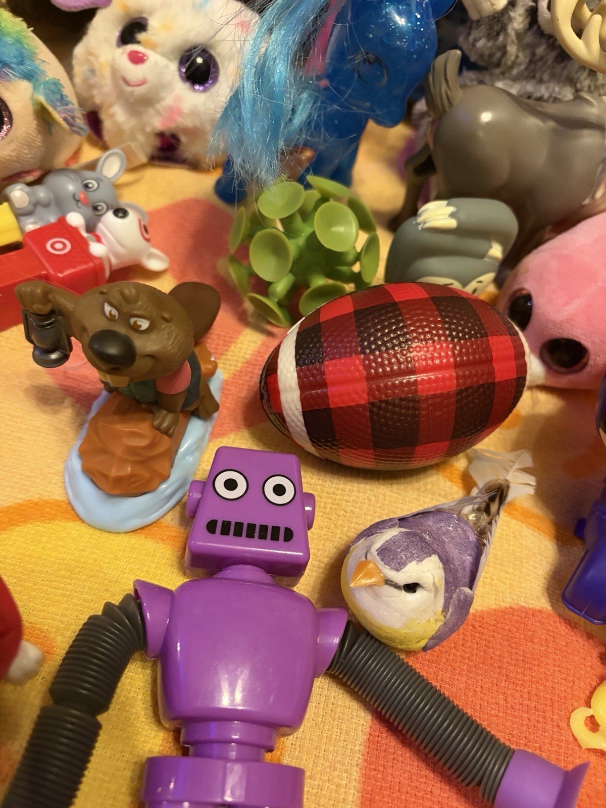 Mixed Lot Girl Toys Ponies Squishmallow Plush Book Trolls Animals Trinkets 4lbs