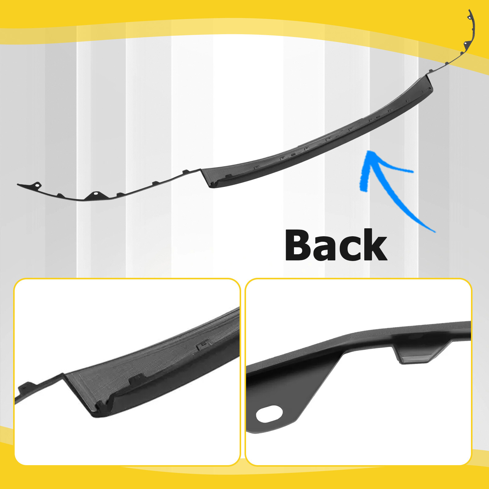 Front Grille Lower Deflector Lip Bumper Valance For Hyundai Elantra 2017 2018