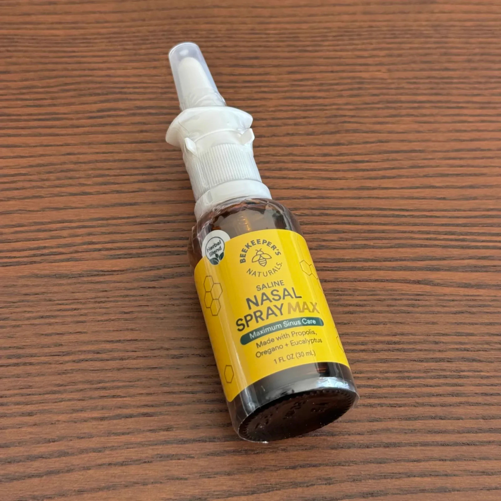 Beekeeper's Naturals - Propolis Nasal Rinse Spray Max, 1 Fl Oz/30 mL, Exp. 07/27