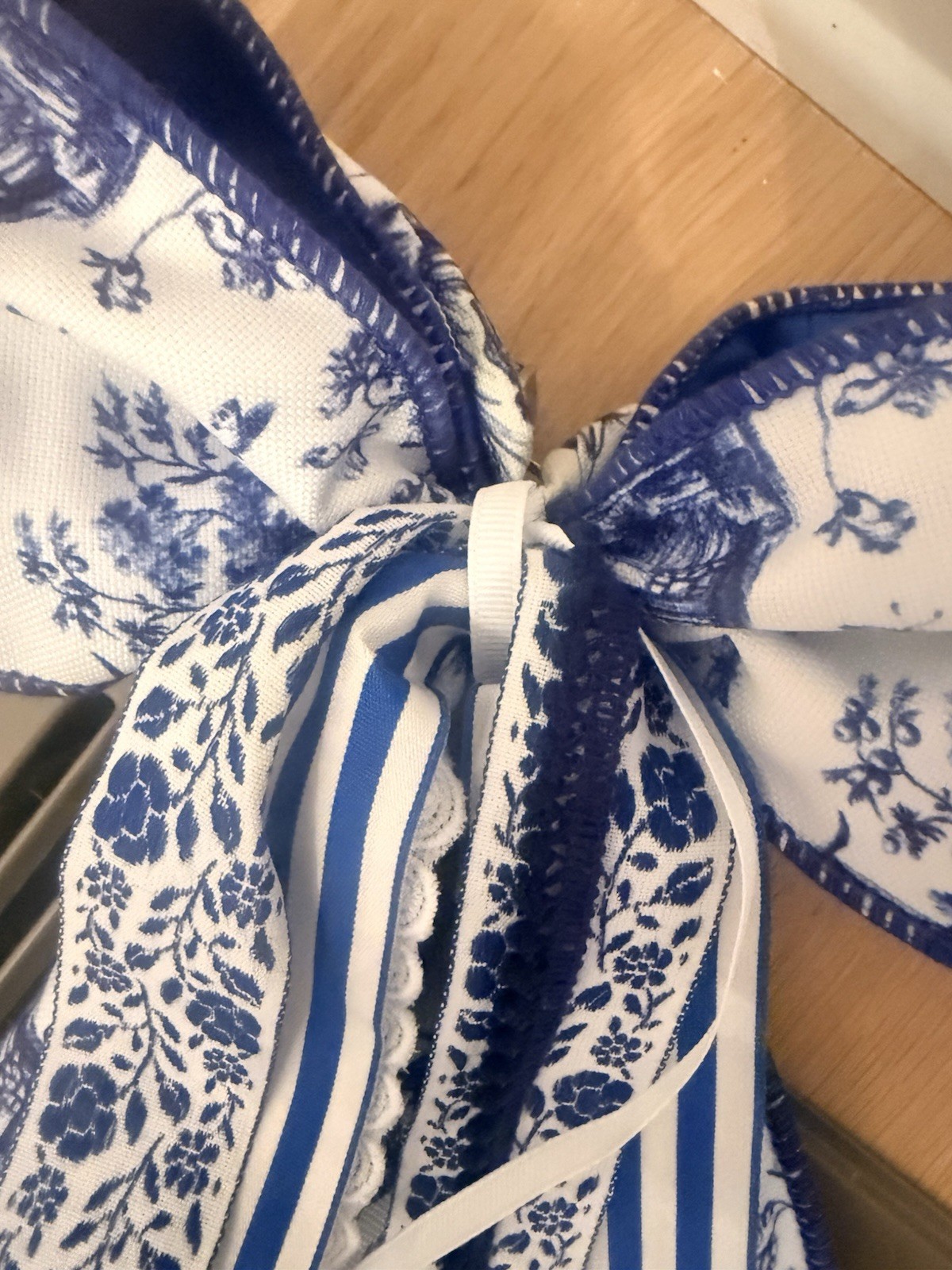 Two Haven Haus Ginger Jar Wreath Ribbons