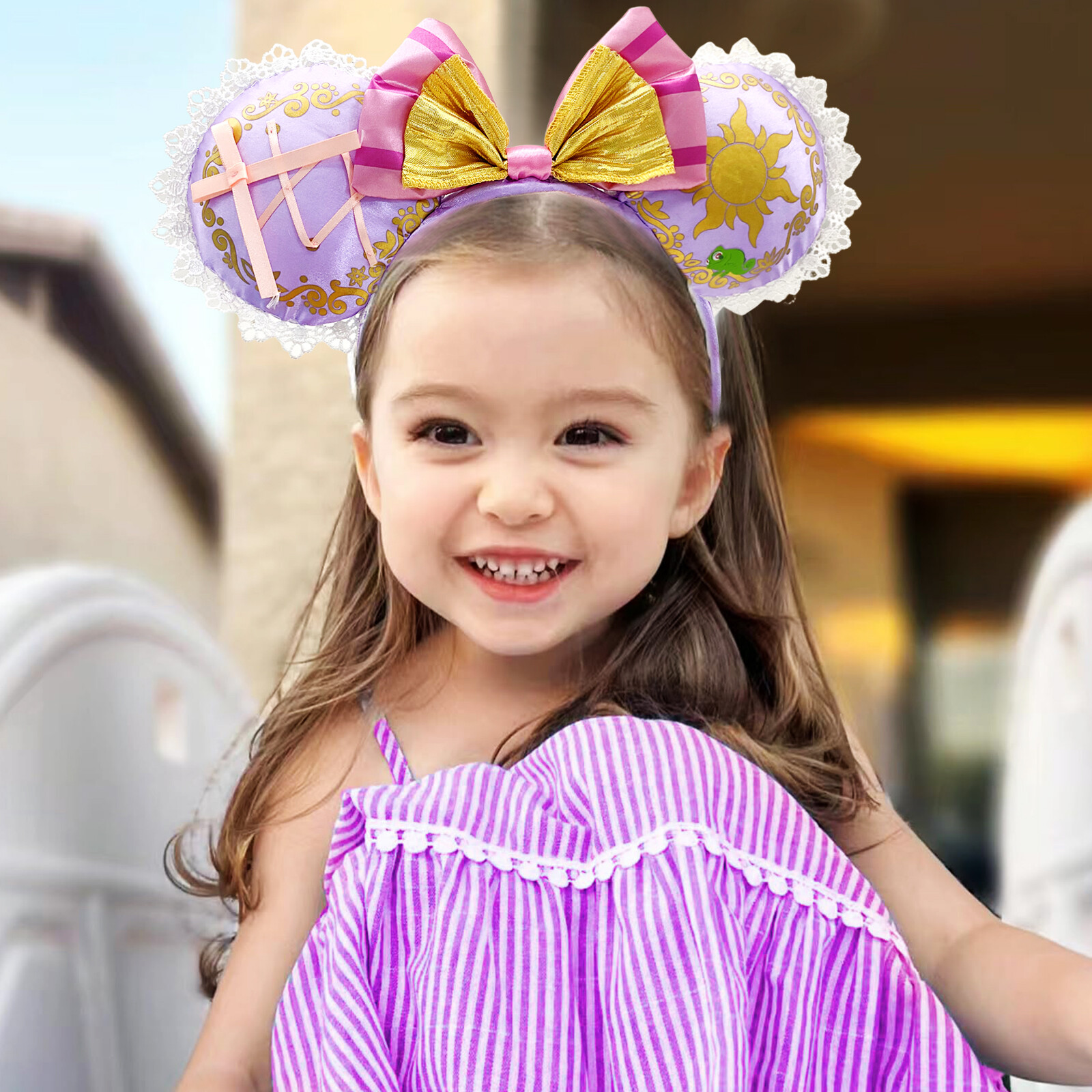 2024 Disney-Parks Rapunzel Tangled Pascal Mickey Mouse Ears Minnie Headband