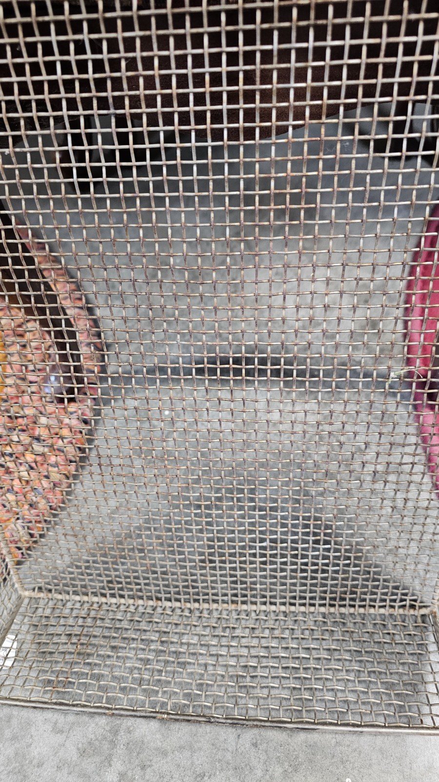 Vintage Wire Mesh Tray Basket