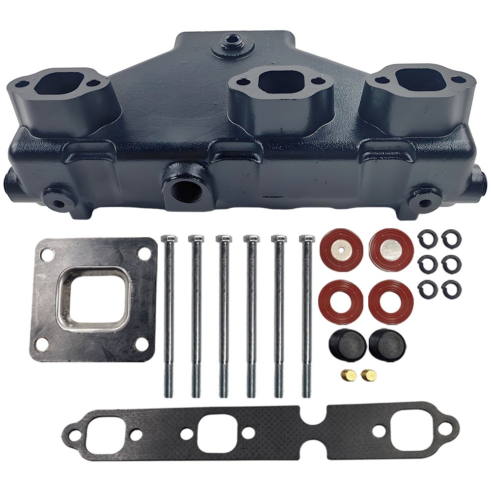 Pair For Mercruiser For GM 4.3 V6 boat marine Exhaust Manifold DRY JOINT 2002+