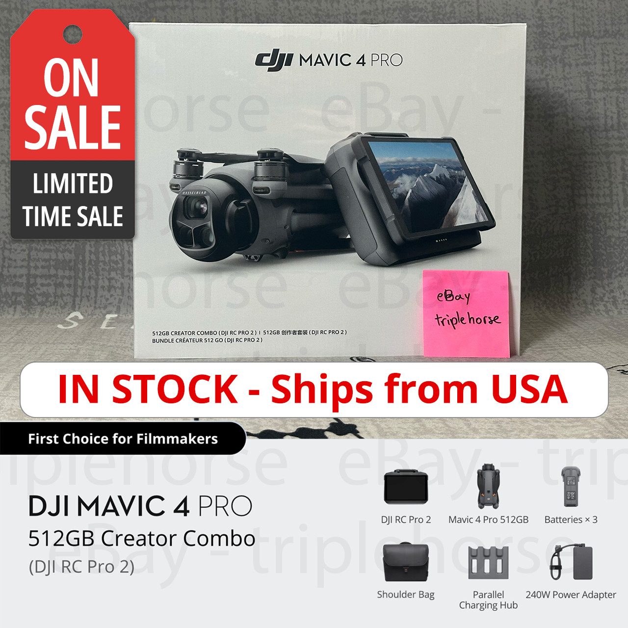 🔥 DJI Mavic 4 Pro Drone Creator Combo with RC Pro 2 🔥 FREE 2 DAY ✈️ FROM USA