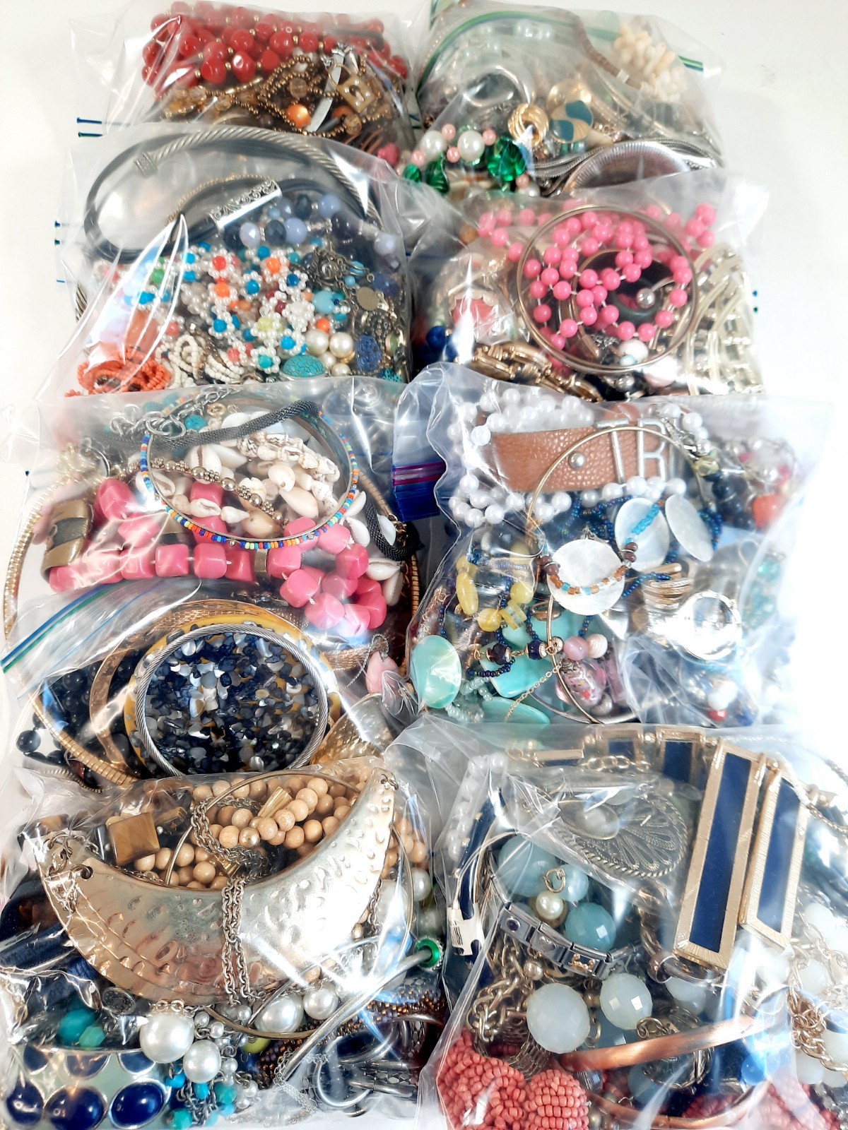 Vtg Modern 1.5Lbs Jewelry Estate Fashion All Wearable Craft Resell