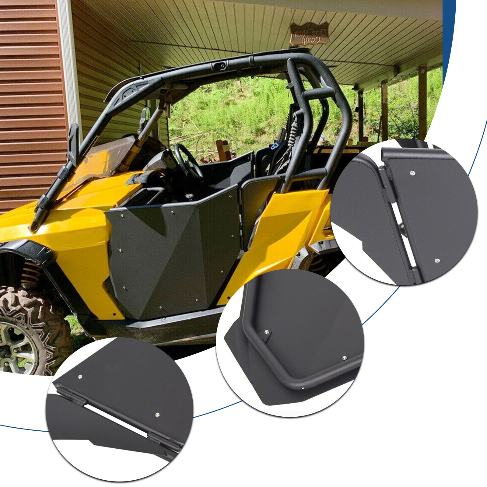 UTV Doors Pair For 11-18 CAN-AM Maverick / 11-16 Commander 800 1000