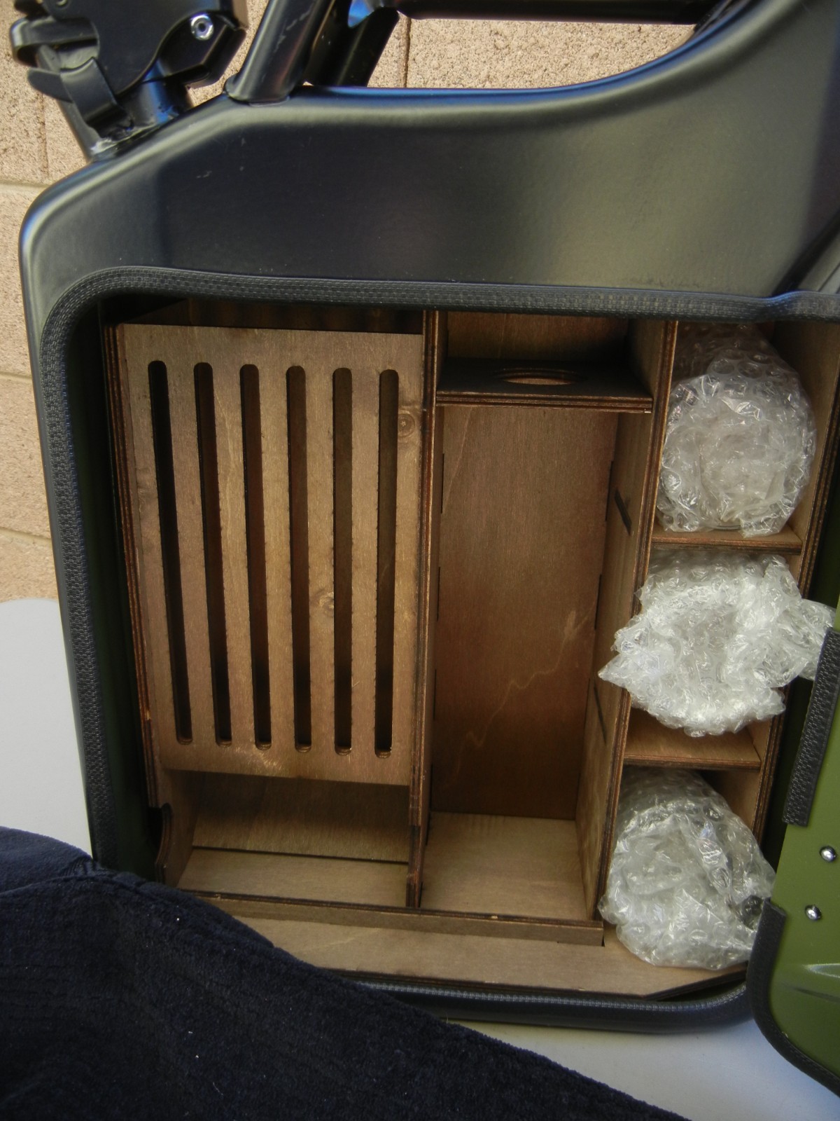 Handmade Jerry Can Mini Bar Personalized ('Mark') Liquor Cabinet Gift, NEW-OTHER