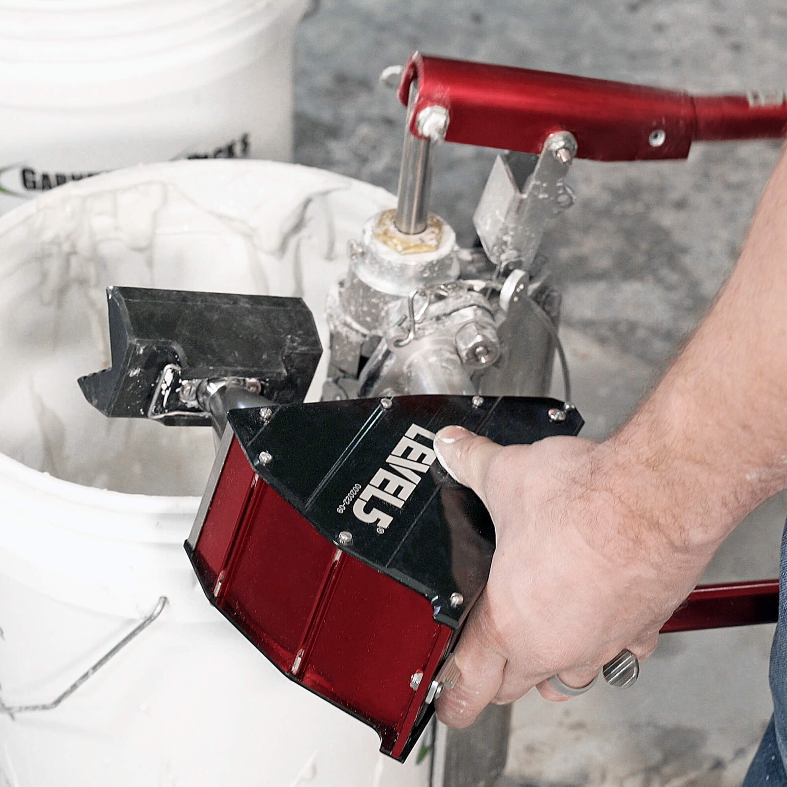 LEVEL5 Drywall Tools Compound Loading Pump | FREE BOX FILLER VALVE | 4-771