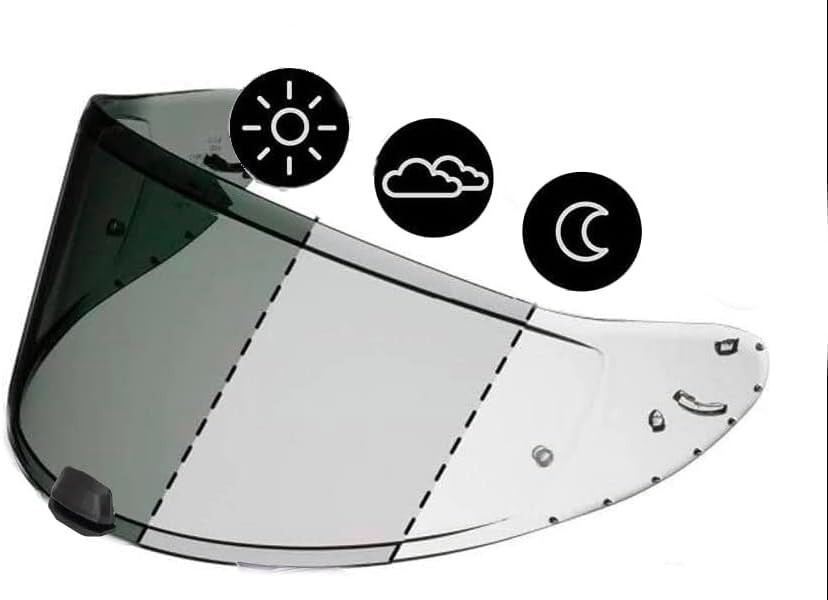 HJ-31 Photochromic Face Shield Helmet Visor for  i10 and i70