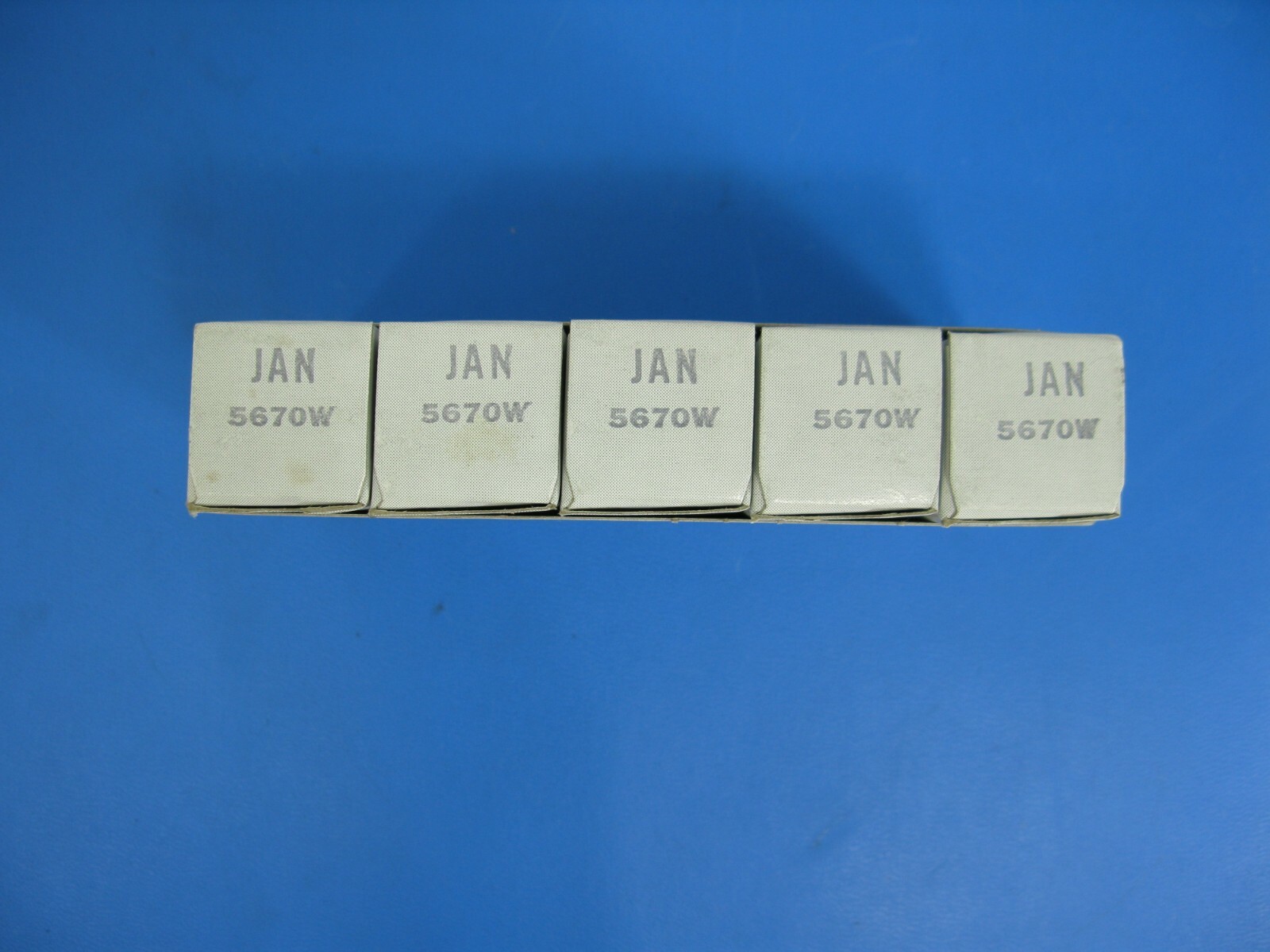 (1) Electron Tube GE JAN 5670w Twin Triode Vacuum tubes. NOS