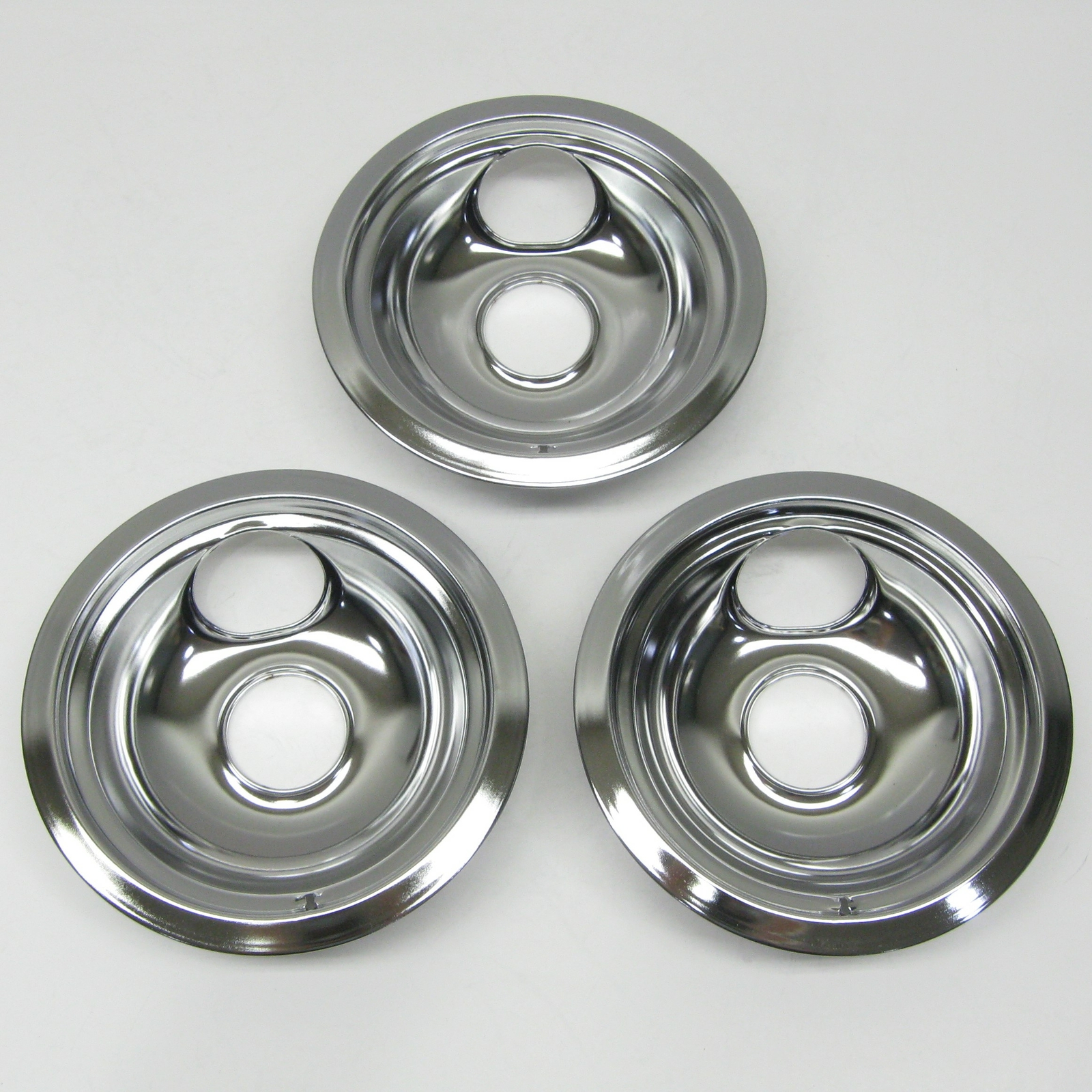 WB314 for GE Range Burner Bibs Chrome Bowls Pans 1 of WB31M15 3 of WB31M16