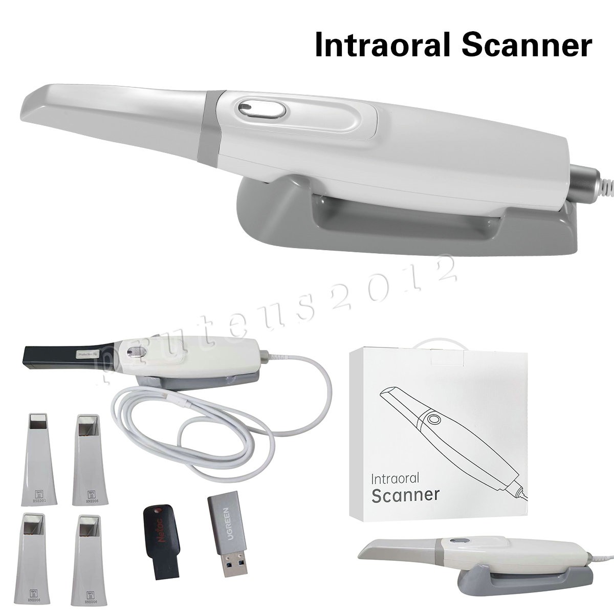 Dental Intra-oral 3D Scanner AI 3D Aoralscan with Free Software