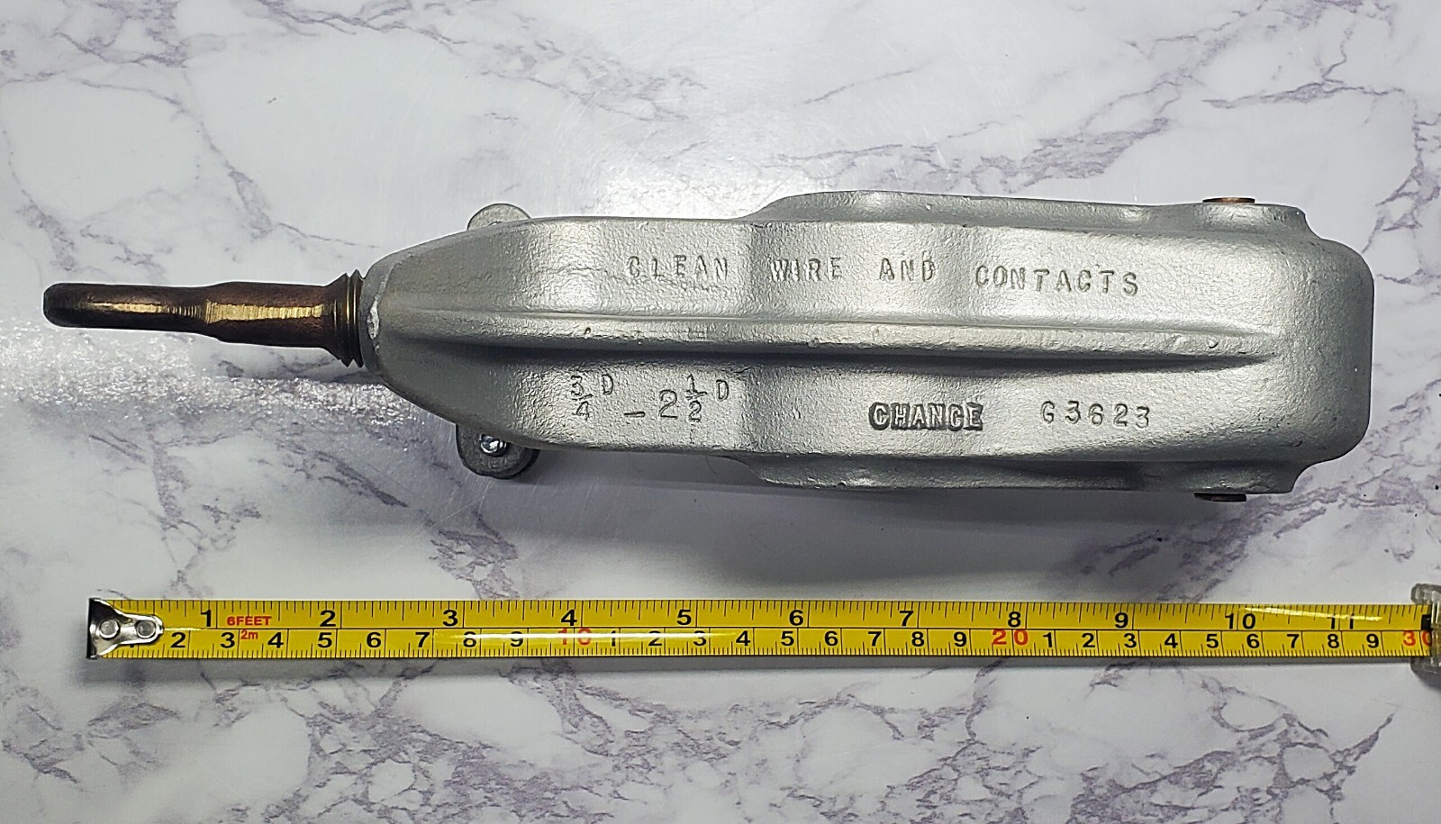 AB Chance C6001757 Ground Clamp Duckbill 2.5" Aluminum Smooth Jaw