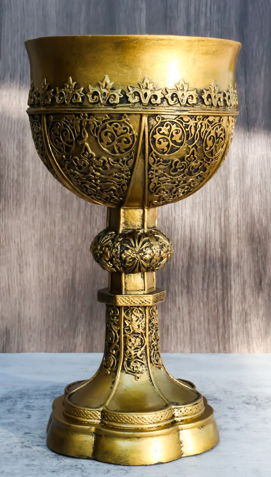 Ebros Merlin's Holy Grail The Golden Cup Of Life Chalice Ceremonial Cup Arthur
