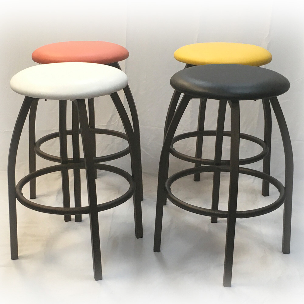 Empress Backless Barstool - Black