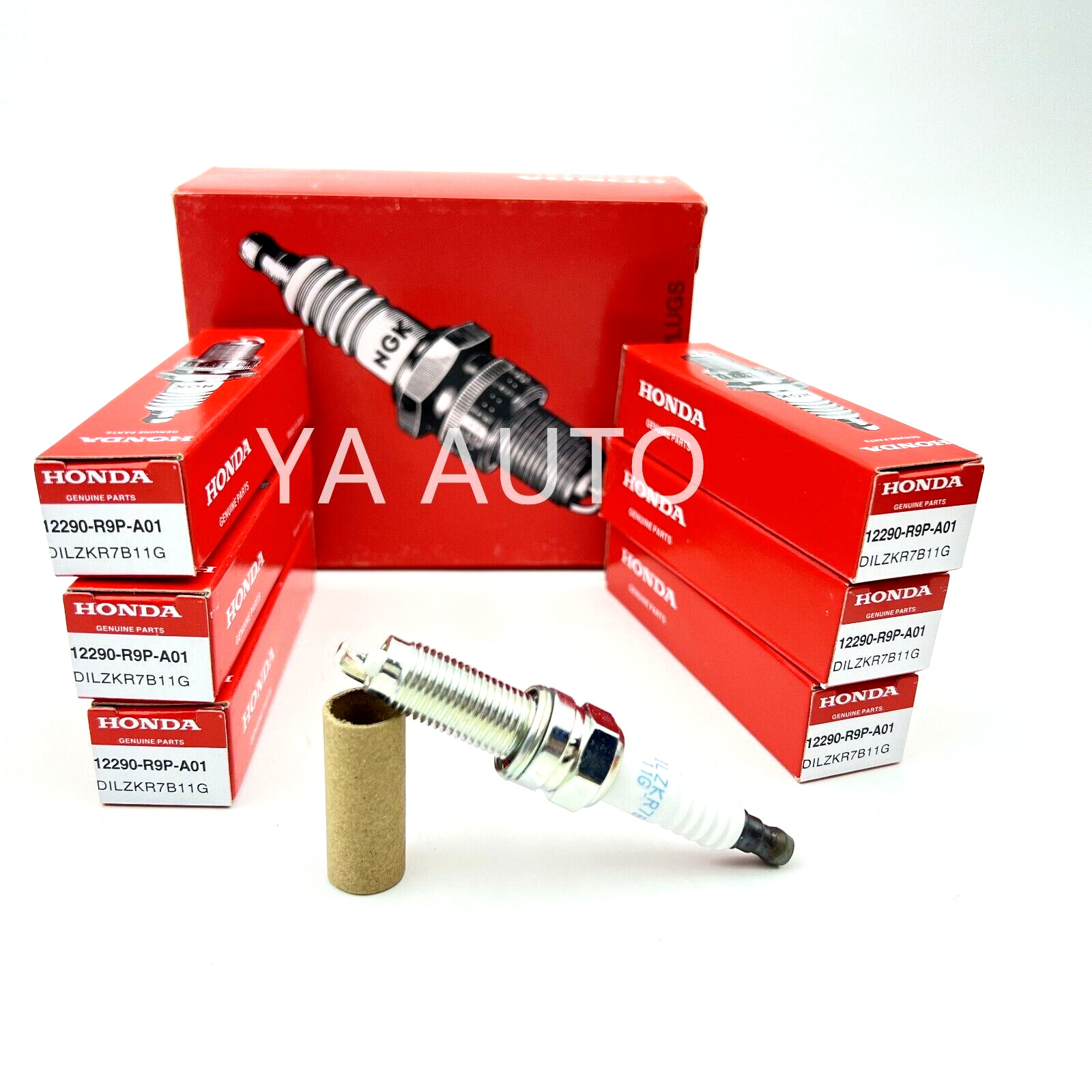 OEM NGK 6PCS Spark Plugs For 95350 12290-R9P-A01 DILZKR7B11G HONDA MDX TLX RLX