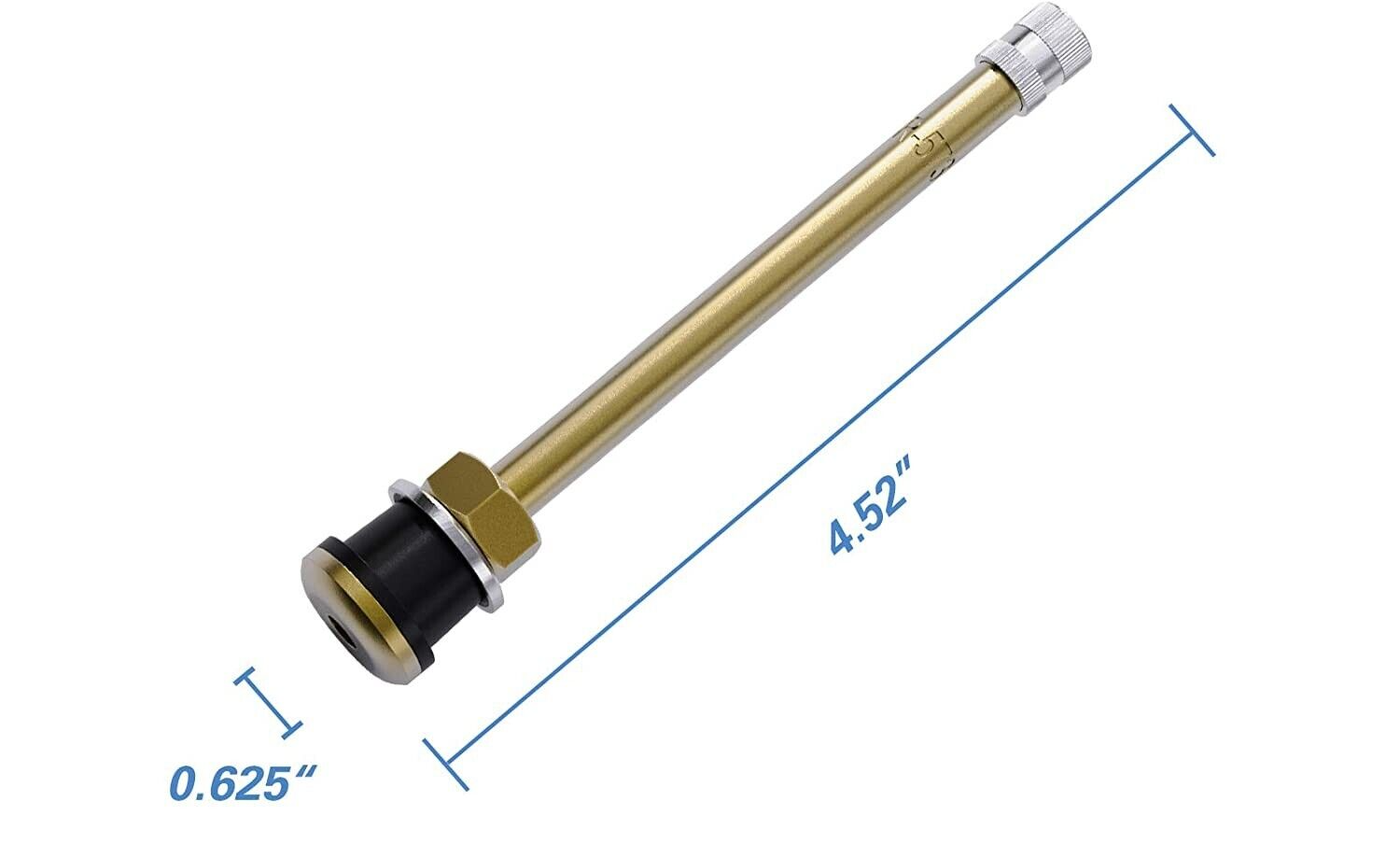 50 Kits TR573 Truck Tire Valve Stem Wheels 22.5 /24.5 For Rim Φ.625".L: 4.527"
