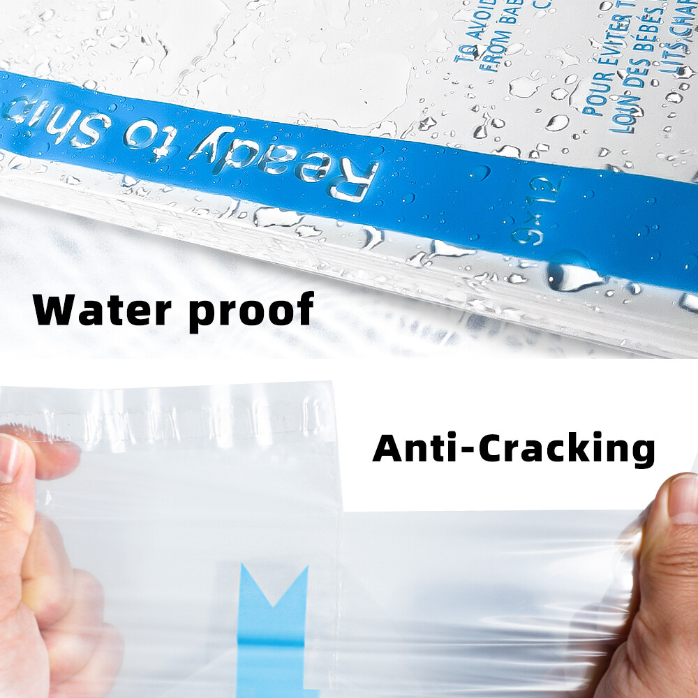 Clear Poly Bags with Suffocation Warning 6x9, 8x10, 9x12, 11x14