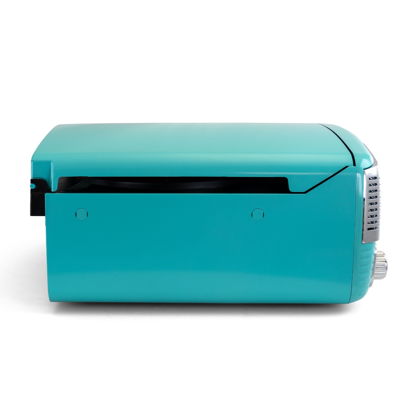 Trexonic Retro Wireless Bluetooth, Record and CD Player in Turquoise